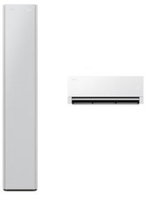 삼성전자 1등급 가전환전 2026년 무풍갤러리 프로 스탠드 2IN1(투인원) 에어컨 17평형+6평형 AF90H17D27SRS 기본 설치 포함, 일반배관형