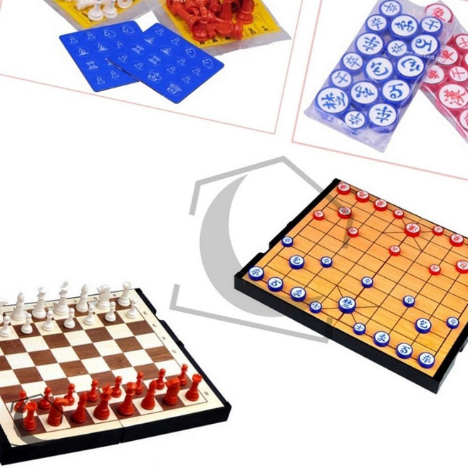 자석식 체스 장기 양면게임 소형 장기장난감
