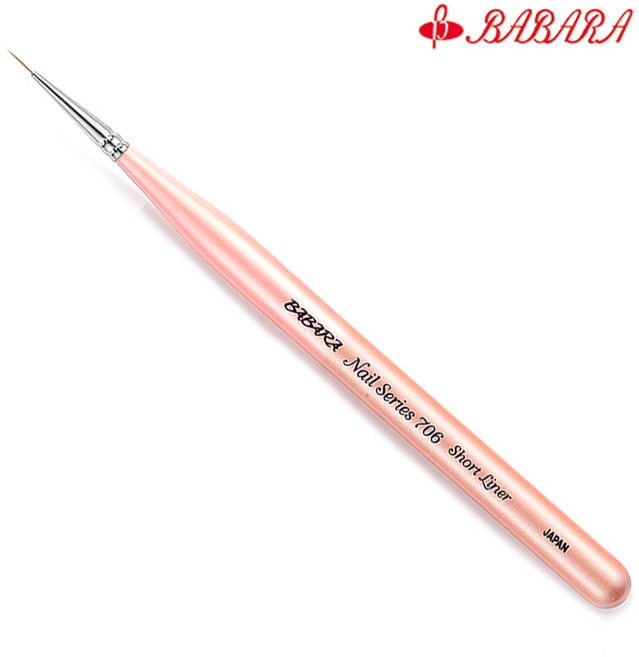 바바라 네일 브러쉬 706 마이크로 라이너브러쉬, 706_브러쉬, 1개