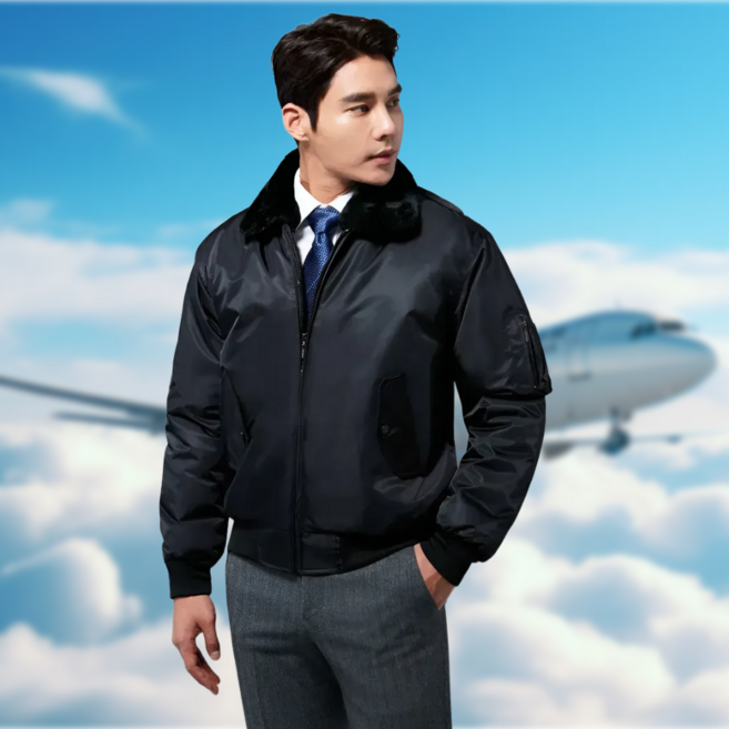 경신 KSK 19A 나일론 방한 점퍼 팔포켓 솜충전 겨울작업복 경비복 택배 야외근무