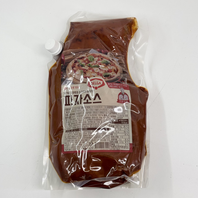 롯데 델가 피자소스 파우치, 6개, 2kg