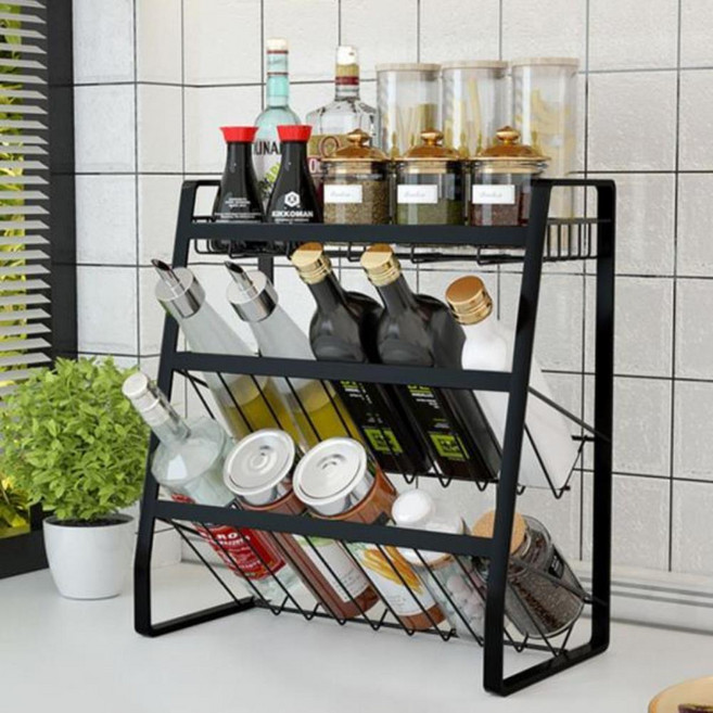 철제 위스키 와인 수납 렉 거치대 진열장 진열대 집들이선물 와인홀더 와인보관함 정리대 홈술 와인거치대, 2단 슬라이드