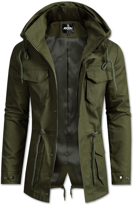 제이붐 남성용 더블 포켓 야상점퍼