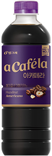 아카페라 올데이 헤이즐넛아메리카노 1L x 2개/헤이즐넛커피, 2개