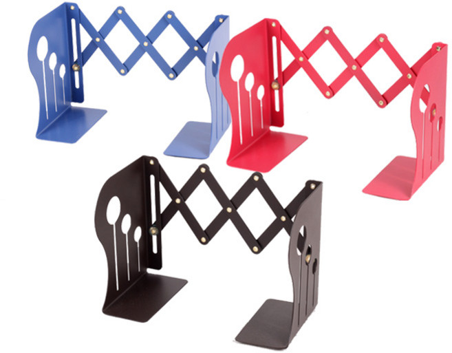 Academy 다이나믹 북앤드 책꽂이 소형 준비물 학용품 신학기 문구 3종 1택, 핑크