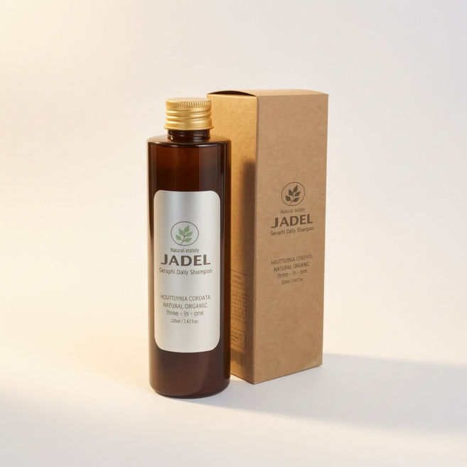 자델 세라피 데일리 샴푸 두피케어 머리빠짐예방 약산성 저자극 천연계면활성제, 1개, 220ml