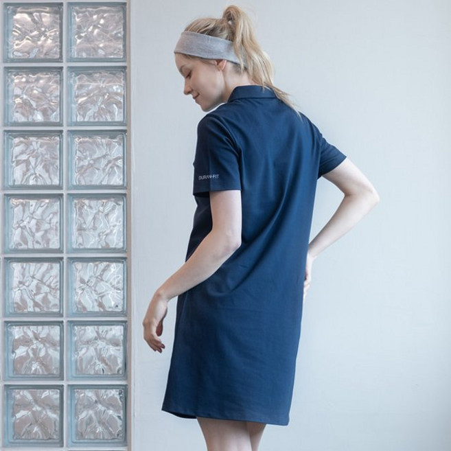 뒤란 DURAN 50%OFF 반값세일. 뒤란 PK 버튼 카라 원피스/DTF3S-5096/마지막세일