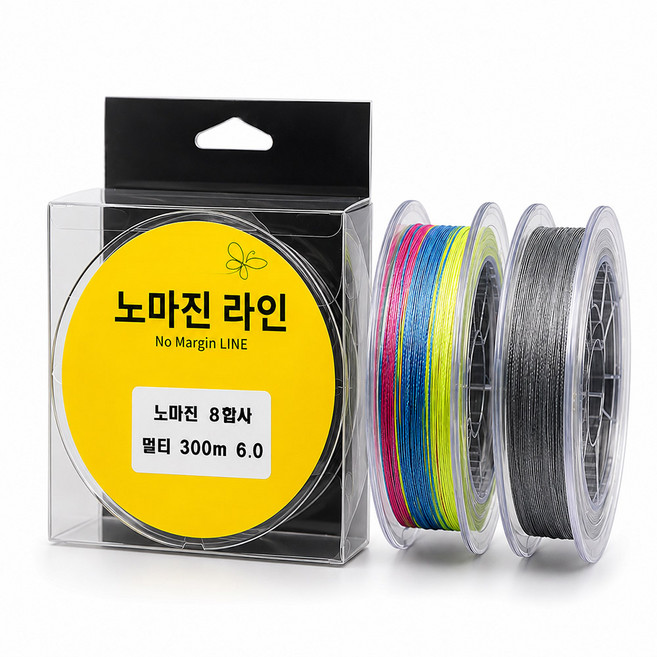 이누잇 노마진 8합사 300m 합사줄 다이니마 낚시줄, 1개, 오색