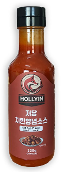 HOLLYIN 홀린 저당 치킨양념소스 330g, 1개