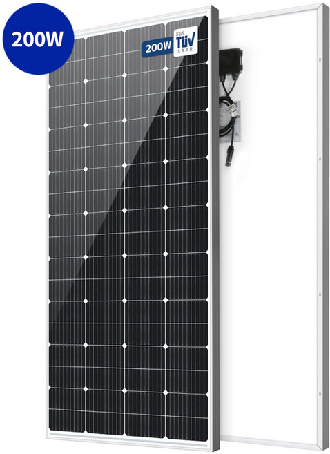 녹원 태양광패널 100W 200W 380W 410W 단결정 고효율 태양광판넬 가정 자동차 캠핑카 카라반, 1개