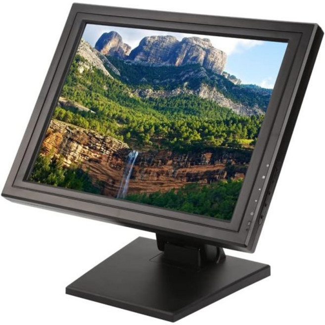 로열티하트 17인치 터치스크린 모니터 VGA POS LCD USB 키오스크 레스토랑 리테일 바 펍 30W, 1개