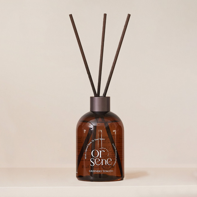 올센느 프리미엄 디퓨저 인테리어 오브제 집들이 선물, 1개, 250ml, 그리너리 토마토
