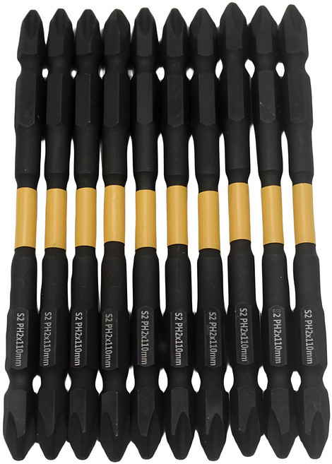 양용날 토션비트세트 PH2 110mm, 10개