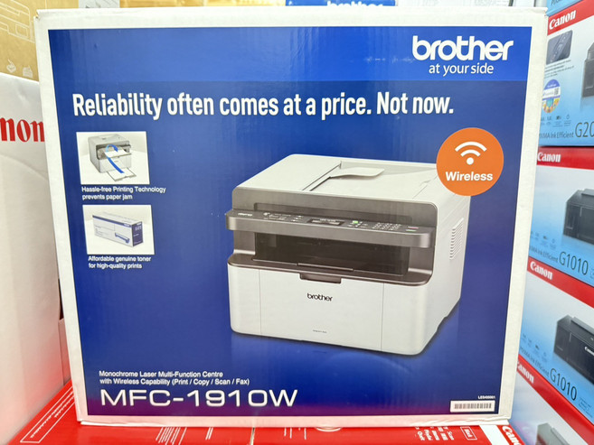 Brother MFC-1910W 無線黑白雷射多功能事務機
