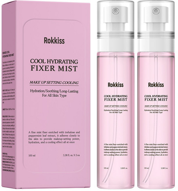 록키스 쿨 하이드레이팅 픽서 미스트, 100ml, 2개