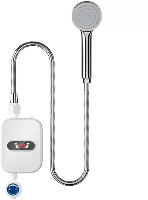 소형 순간 전기 온수기 급속 캠핑 욕실 샤워 세트