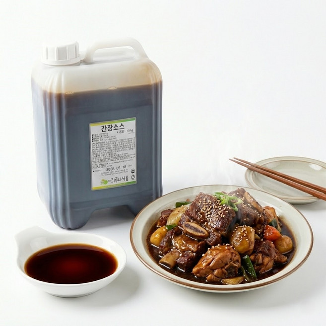 뫼루니 간장소스 10kg 치킨양념 간장치킨소스, 1개