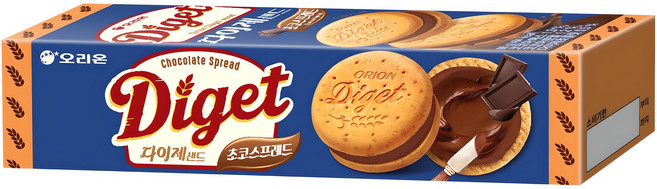 오리온 다이제샌드 초코스프레드, 98g, 1개
