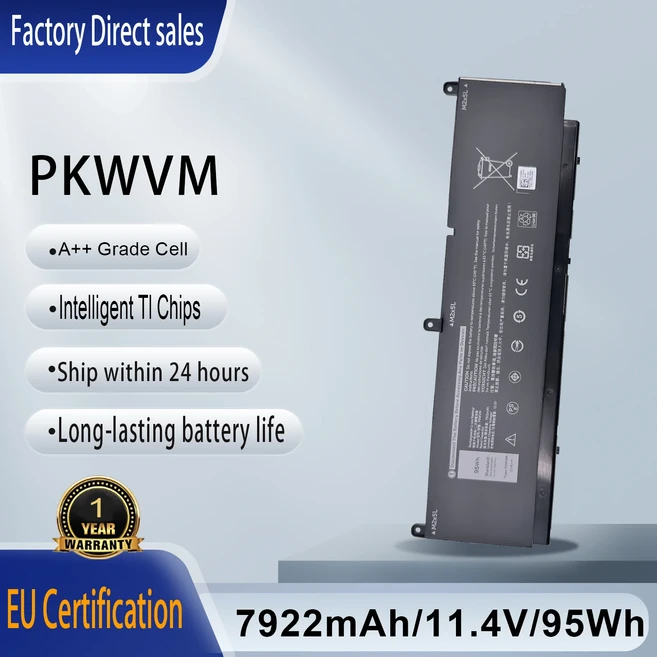 Dell Precision 7550 시리즈 워크스테이션 노트북 C903V P44E P93F 453-BBCQ용 PKWVM 배터리, 01 PKWVM, 01 China Mainland