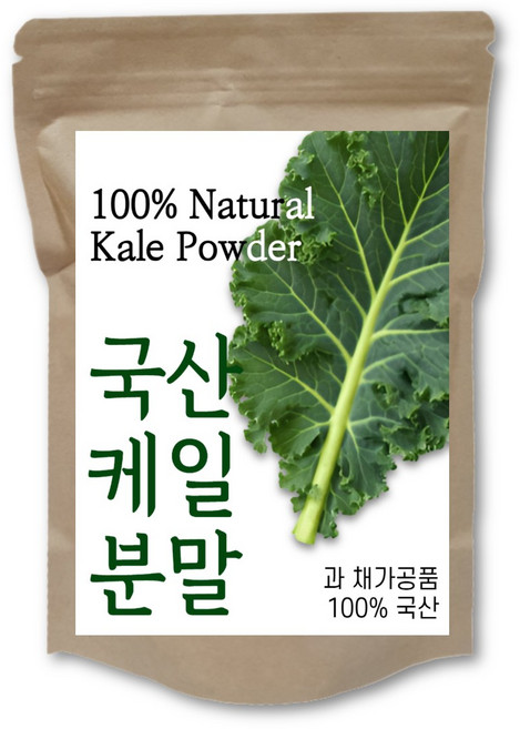 The큰나무 100% 국산 케일 분말 컬리 콜라드 케일, 1개, 200g