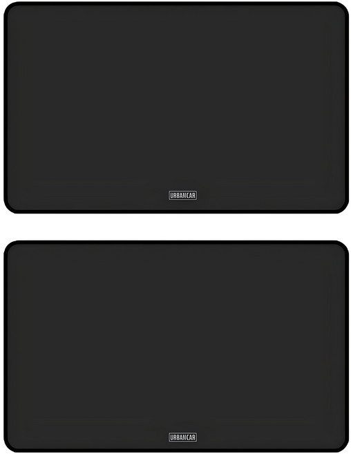 어반카 마그네틱 선쉐이드 차량 햇빛가리개, 양면블랙, 2개