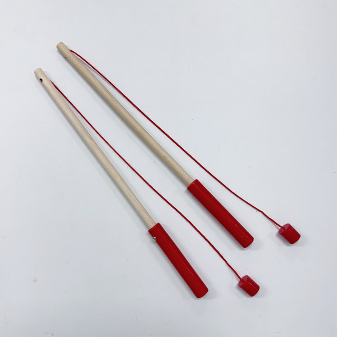[줄리쌤엣홈] 자석낚시놀이 30cm 원목낚시대 (2개입)