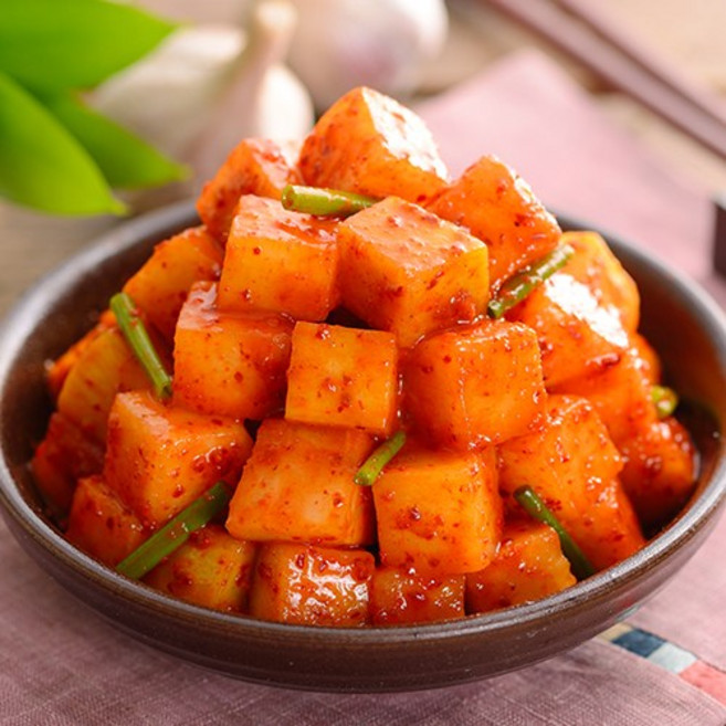 참미김치 먹기 좋은 크기 한입 깍두기, 10kg, 1개