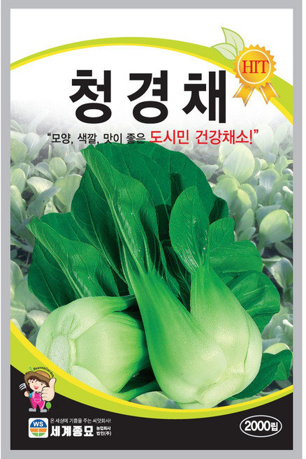 세계종묘 청경채 2천립, 2개