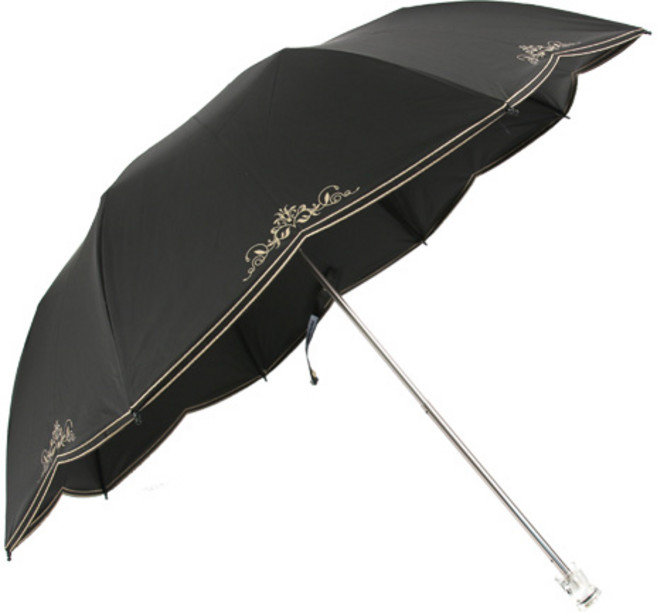 피에르가르뎅 암막양산 심플끝단자수 PI2512