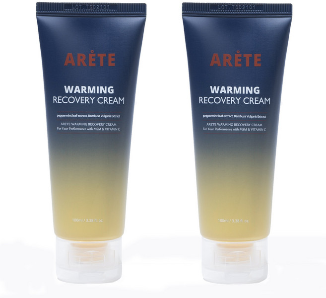 아레떼 워밍리커버리크림 스포츠크림, 2개, 100ml