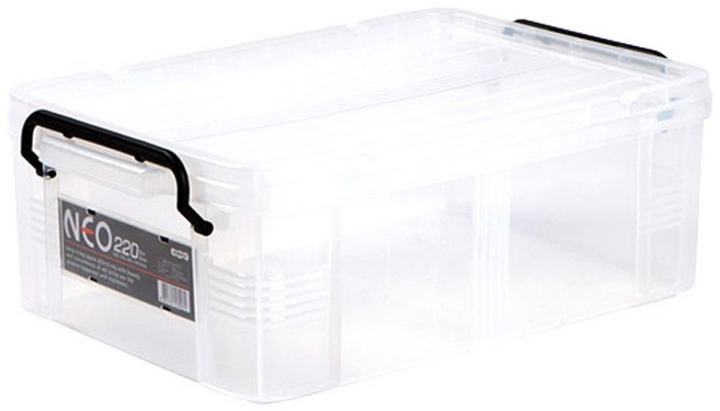 코멕스 프리미엄 네오박스 리빙박스, 라이트반투명, 1개