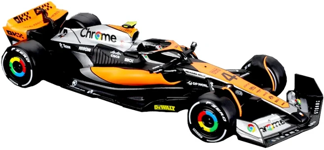 부라고 1:43 2025 메르세데스 AMG RB21 레드불 맥라렌 F1 레이싱 포뮬러 자동차 스태틱 다이캐스트 합금, 20  MCL60-4