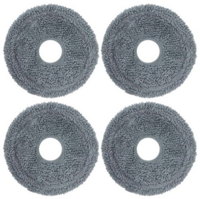 다온셀렉트 에코백스 디봇 옴니 T10 T20 T30 T30S N30 X1 X2 로봇 청소기 호환 물걸레 4p