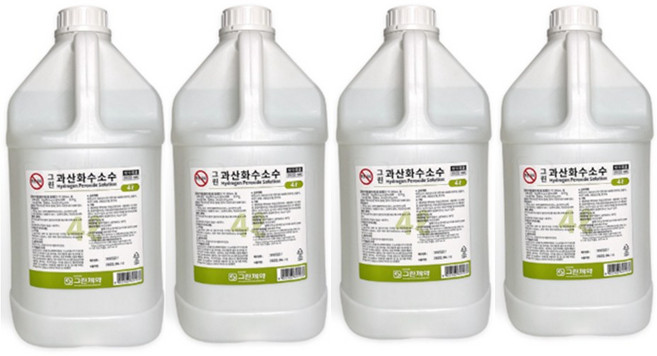 그린 과산화수소수 4L x 4통, 4개