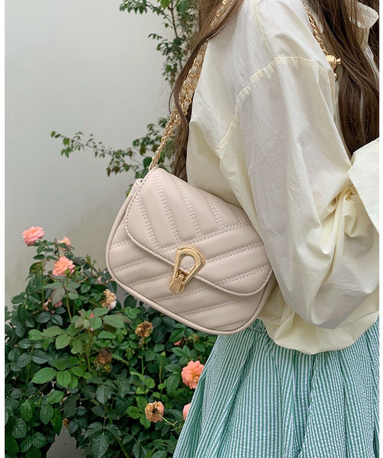 앨오앤지 미니 투웨이 체인 크로스백