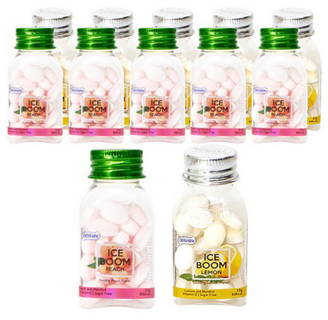 아이스붐 레몬향캔디 x+ 복숭아향캔디 발렌타인데이 사탕 캔디