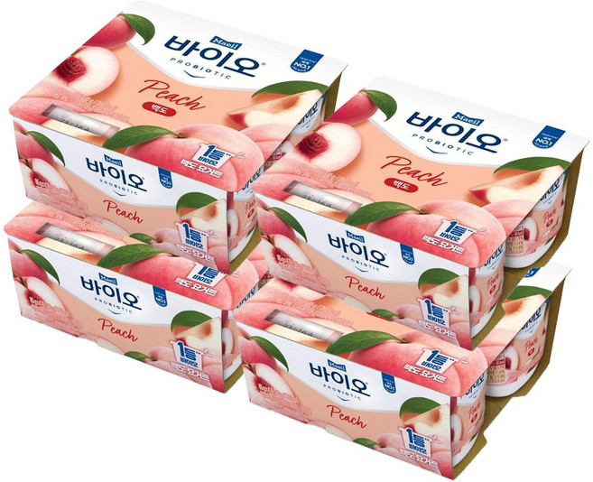 매일 바이오 백도요거트 85gx16개 냉장무/배/프로바이오틱스/우리집 영양간식, 16개, 85g