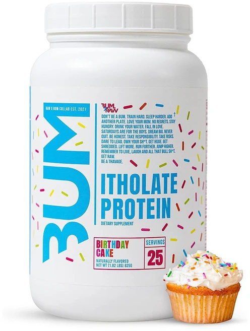 씨범프로틴 크리스범스테드 단백질보충제 CBUM 아이솔레이트 25서빙, 벌쓰데이 케이크, 1개, 775g - 쿠팡