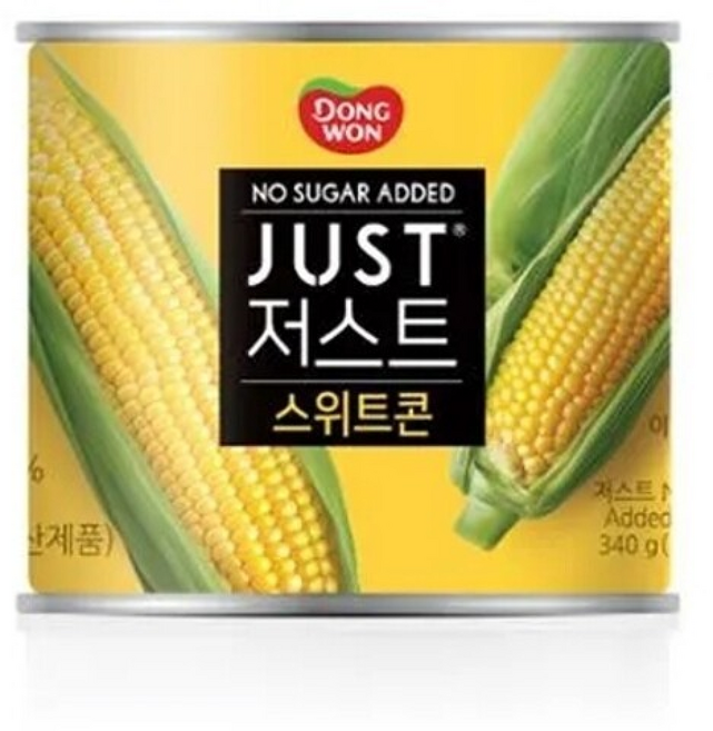 동원 저스트 노슈가 스위트콘, 340g, 24개
