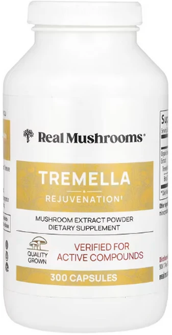 흰목이버섯 효소분해 추출물 리얼머쉬룸 트리멜라 Tremella 1000mg 300캡슐, 300정, 1개 - 쿠팡