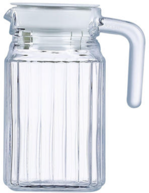 루미낙 콰드로 물병, 하얀색, 1.1L, 4개