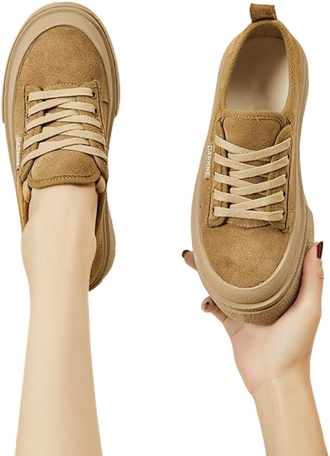 셀럽당 여 융털 보온 코튼 슈즈 겨울 통굽 스니커즈X0032