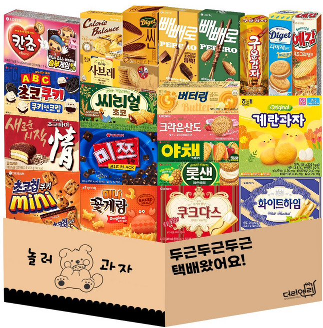 과자선물세트 아들이 좋아하는 곽과자 22종 모음, 1개