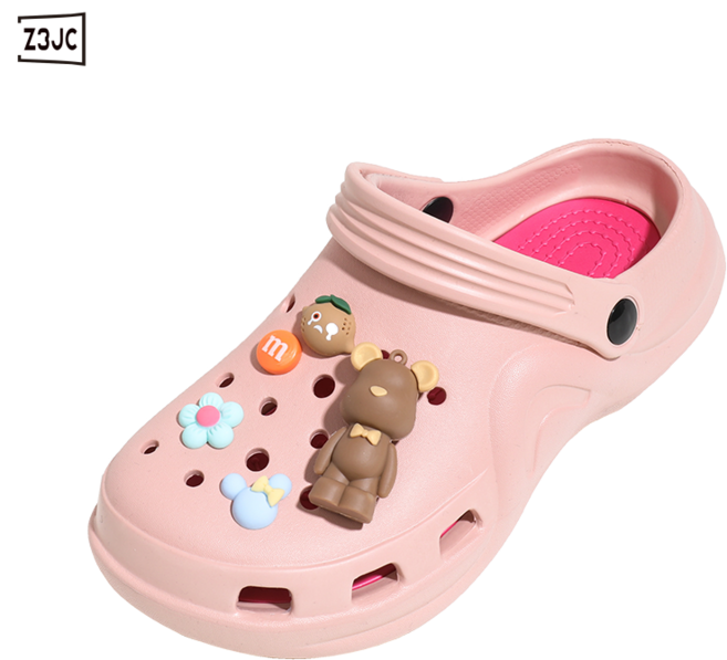 Z3JC 발편한 다용도 샌들 플라워 슬리퍼