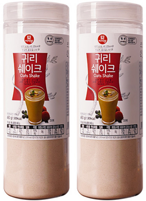 간편하게 즐기는 귀리 쉐이크 460g x 2개