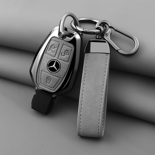 HAKO 플러그인 차키케이스 키홀더 (벤츠호환), M-01, 그레이