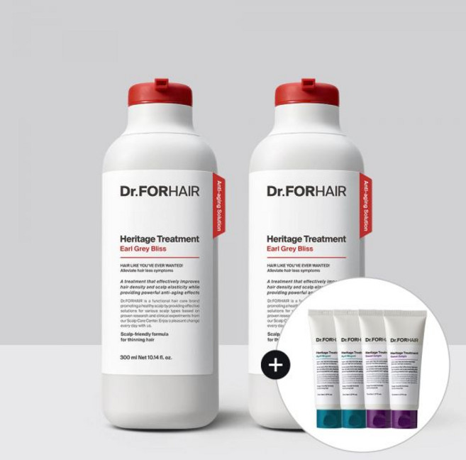 닥터포헤어 두피 안티에이징 트리트먼트 300mlX2 트리트먼트 70mlX4 336291, 에이프릴뮤게 300ml 2개(+70mlx4개)