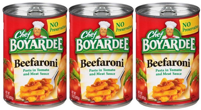 Chef Boyardee Beefaroni 쉐프 보얄디 미국 먹기 편한 통조림 반찬 425g 3팩, 3개