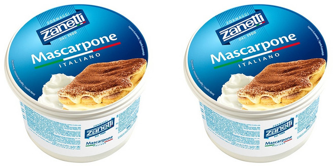 Zanetti 마스카르포네, 500g, 2개