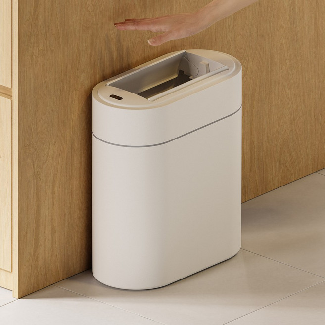 에어빈 완벽밀폐 냄새차단 스마트 자동 센서 휴지통